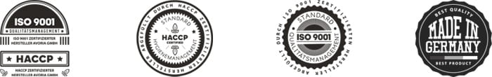 nach HACCP und ISO produziert